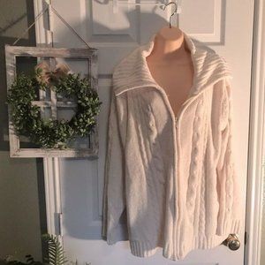 White Stag super soft zip down sweater cardigan. 22/24
